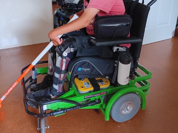 Bull Bar Attachment for Power Wheelchair