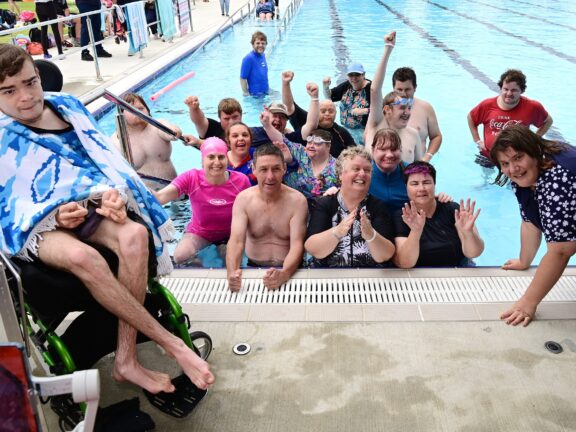 All abilities pool party