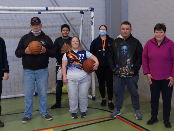 inclusive basketball participants
